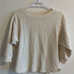 Uniqlo waffle shirt